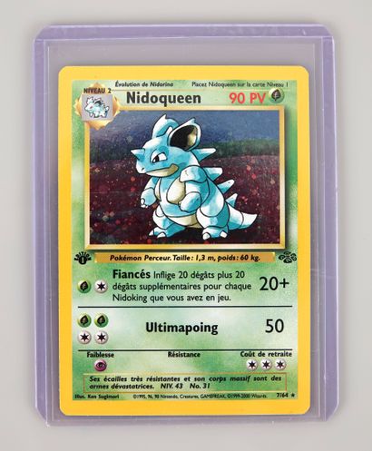 null NIDOQUEEN Ed 1

Bloc Wizards Jungle 7/64

Carte pokémon en très bon état