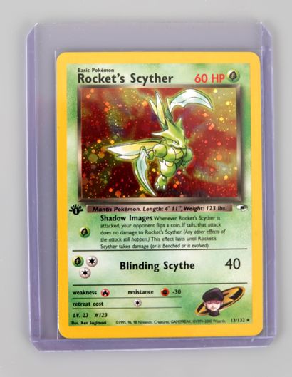 ROCKET’S SCYTHER Ed 1 
Bloc Wizards Gym Heroes...