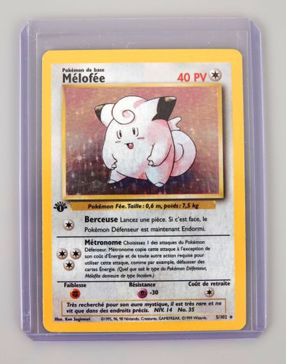 null MELOFEE Ed 1

Bloc Wizards Set de base 5/102

Carte pokémon en très bon éta...