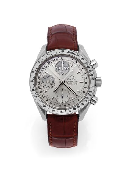 OMEGA Speedmaster automatic calendar - reference 3823.30.02
Steel chronograph watch...