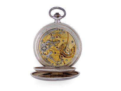 OMEGA Chronographe de poche - Cadran breveté SGDG Montre chronographe de poche en...