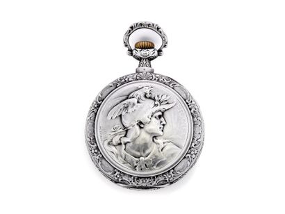 OMEGA Pocket watch - "FRANCE"
Pocket watch in silver 900 thousandths with mechanical...