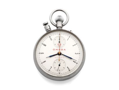 OMEGA Chronographe Olympic
Montre chronographe à rattrapante de poche en acier chromé...