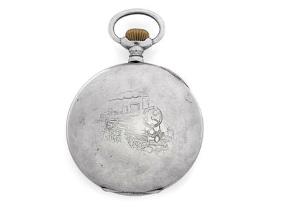 OMEGA For the Canadian railroads
White metal pocket watch with mechanical movement.
-...