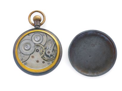 OMEGA Pocket watch
Steel pocket watch with mechanical movement.
- Round case in blackened...
