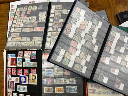 null 20 AlbumsWorld stamps including GB, Germany, Austria, Belgium, Paintings and...