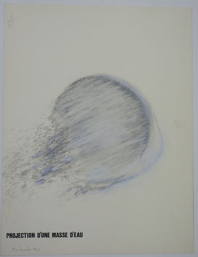 null Nissim MERKADO (born 1935)

PROJECTION OF A MASS OF WATER, 1970 Watercolor,...