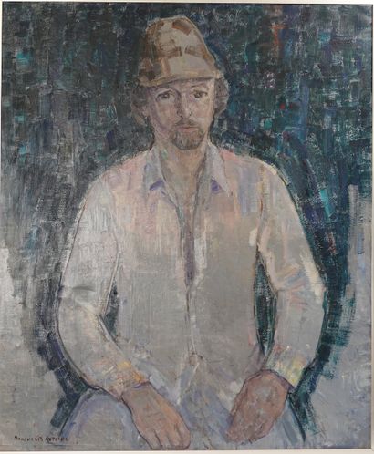 null Marguerite Antoine (1907-1988)

"Portrait d'homme"

Huile sur toile, signée...