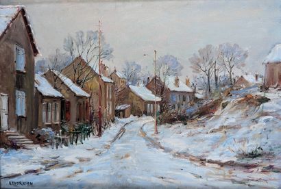 null Jean Kevorkian (born in 1933)

"Old Street of Arcueil

Oil on canvas

Signed...