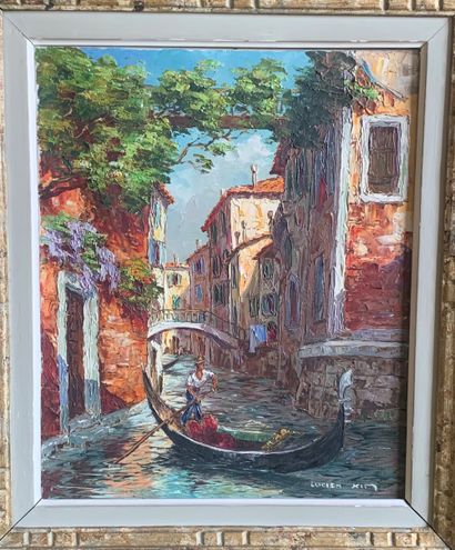 null Lucien XIM (XXth century)

Oil on canvas representing a view of Venice

Signed...