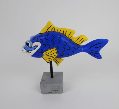 null Corneille (1922-2010)

Le poisson, 2009

Sculpture en platre peint, signé, daté...