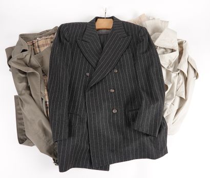 null A handful of men's clothes 

Including a beautiful suede jacket from Pierre...