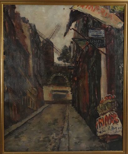 null Antoine Ferracci (1890-1976)

Le moulin de la Galette

Huile sur toile, signée...