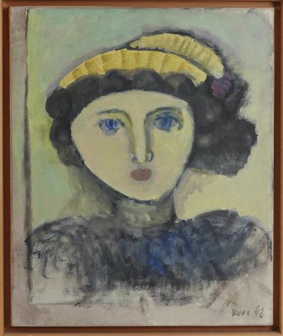 null Francisco Bores (1898-1972)

Portrait de femme, 1948 

Huile sur toile signée...