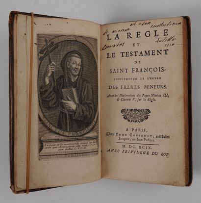 null [Franciscains] - La Règle et le testament de Saint François, instituteur de...
