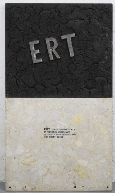 null Nissim MERKADO (born in 1935)

ERT, circa 1982

(CONCEPT ORDERED FROM A TO Z...