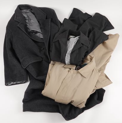 null A handful of men's clothes 

Including a beautiful suede jacket from Pierre...