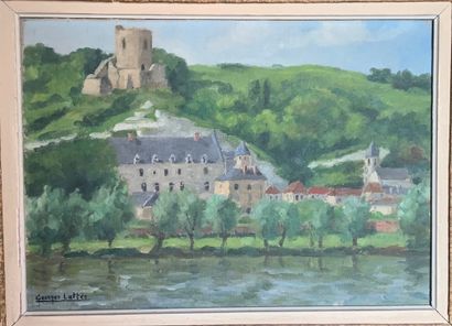 null Georges LATTES (XXème siècle)

Huile sur toile, représentant un paysage.

33...