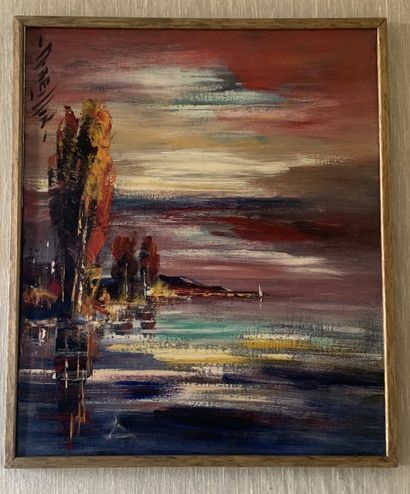 null Henri Moreillon (XXème siècle)

Huile sur toile, représentant un paysage

Signée...