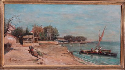 null Charles Malfroy (1862-1918) 

Beach of Martigues

Oil on canvas signed lower...