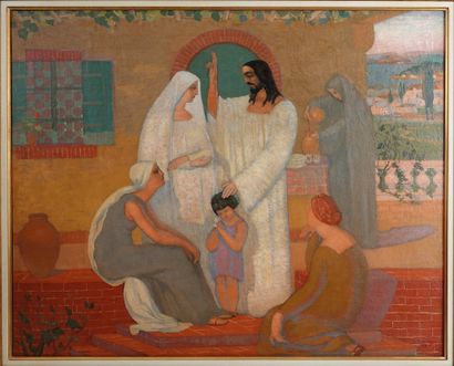 null 
Pierre Blayac (1896-1983)




Visit of Jesus to Martha and Mary, 1925




Oil...