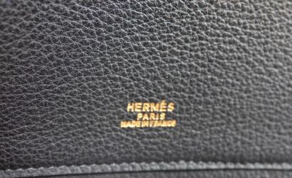 null 
HERMES Paris Made in France 




Sherpa backpack in Rocabar wool and navy grained...