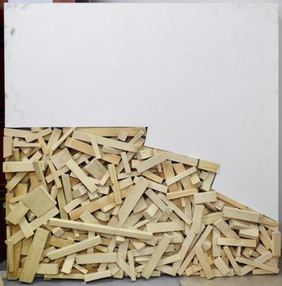null 
SUR DESIGNATION /

Nissim MERKADO (né en 1935)

SANS TITRE

Assemblage de bois...