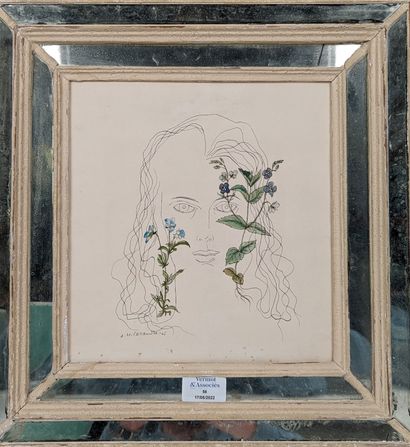 null A. M. Cassandre (1901–1968)

Portrait de jeune femme aux fleurs, 1945

Encre...