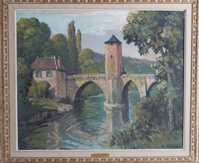 null Félix Raoul Eteve (1902-1967)

The old bridge

Oil on canvas, signed lower right

45...