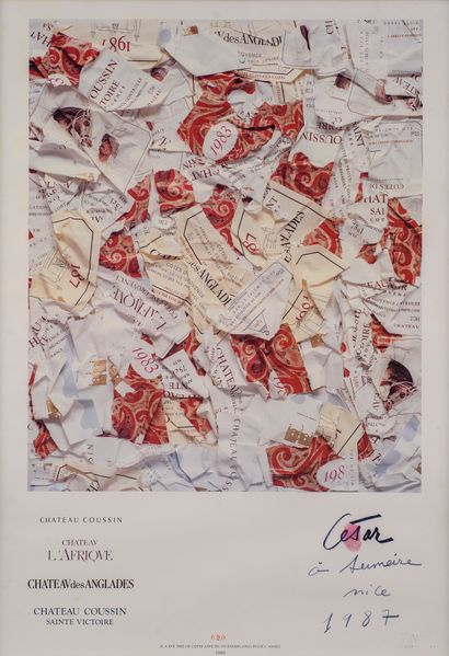 null CESAR BALDACCINI (1921-1998)

Compression d’étiquettes des 

vignobles de Provence,...