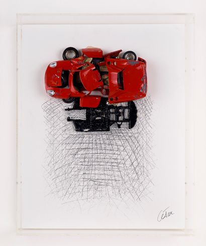 null CESAR BALDACCINI (1921-1998)

Ferrari rouge, 1996

Voiture jouet compressée...