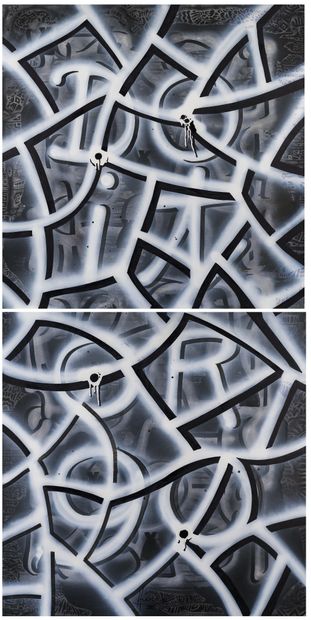 null Jean-Antoine HIERRO (born 1960)

Do It Or Go, 2015

Mixed media on canvas (diptych)

200...