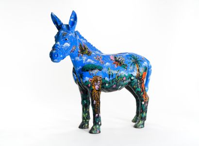 null Patrick MOYA (born in 1955) 

The Donkey of Provence, 2008

Painted sculpture...