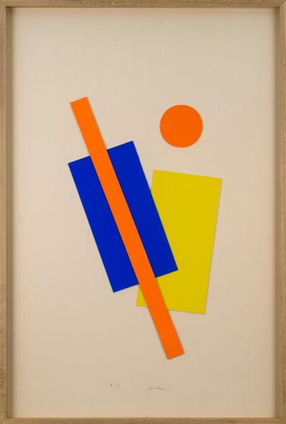 null Albert CHUBAC (1925-2008)

Geometric composition, 1980

Collage signed and numbered...