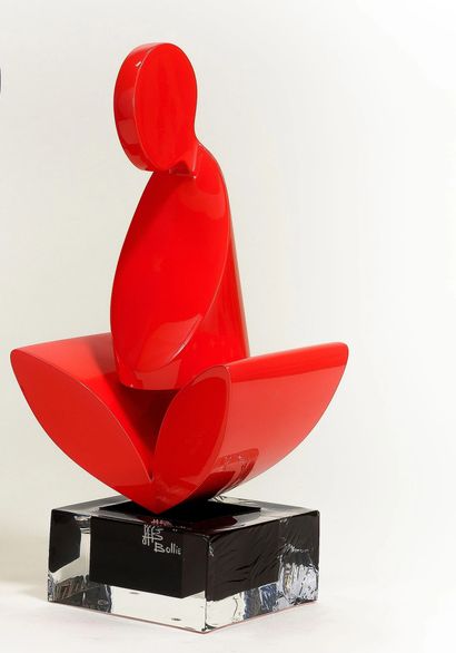 null Jean-François BOLLIÉ (born 1964)

The Thinker, 2016

Sculpture in red resin...
