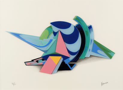 null Jean-Claude FARHI (1940-2012)

Composition in blue, 1998

Silkscreen on Plexiglas...