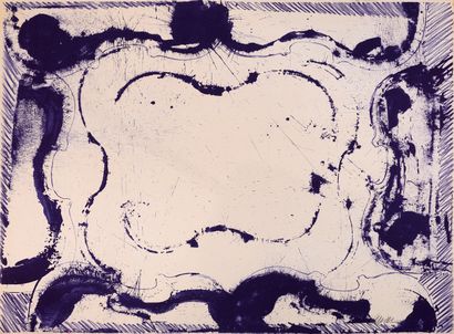 ARMAN (1928-2005) 
Violon cadre violet, 1973...