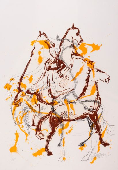 ARMAN (1928-2005)

The Horses, 1989

Lithograph...