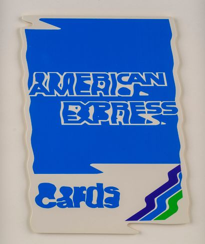 null Raymond HAINS (1926-2005)

American Express, 1987

Silkscreen in colors on PVC

Signed,...