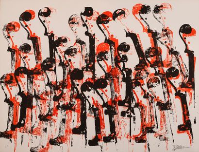ARMAN (1928-2005)

Symphony (red and black...