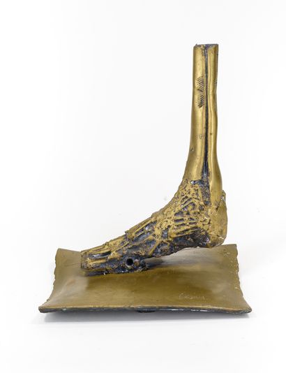 César BALDACCINI (1921-1998) The Foot, 1963-1964
Bronze signed and numbered 6/6
Fonte...