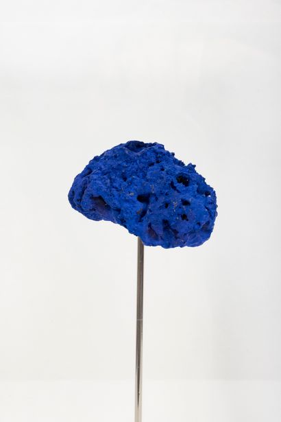Yves KLEIN (1928-1962) Sculpture-éponge bleue, 1961 Éponge et pigments IKB Pièce...