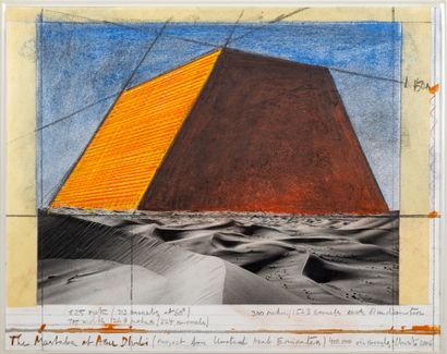CHRISTO Javacheff (1935-2020) The Mastaba, Project for the United Arab Emirates,...