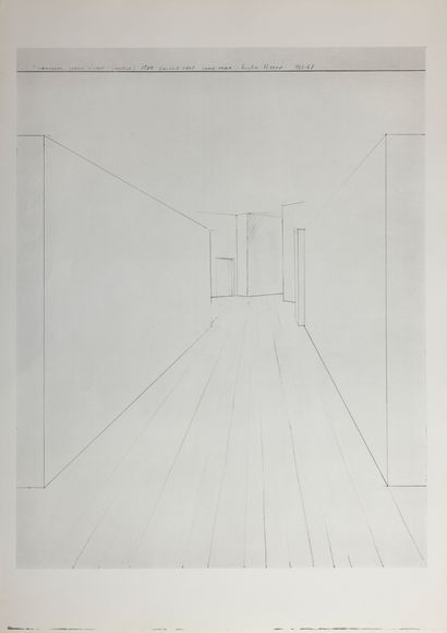 CHRISTO Javacheff (1935-2020) Corridor Store Front (Project), 1966-67 4 estampes...