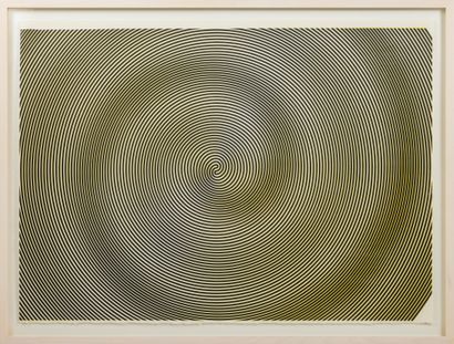 JOHN M. ARMLEDER (NE EN 1948) Untitled ( from Supernova), 2003 Lithographie monotype...