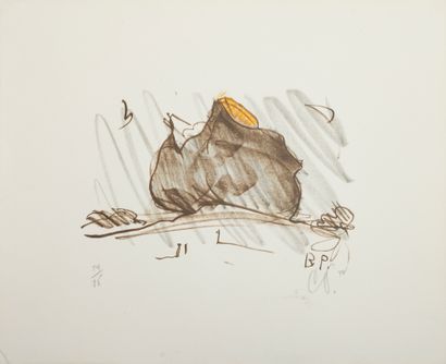 Claes Oldenburg (Né en 1929) Colossal baked potatoe in landscape, 1971
Lithograph...