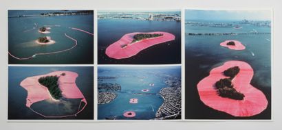 Christo (1935-2020) & Jeanne-Claude (1935-2009) Surrounded Islands (Biscayne Bay,...