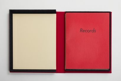 Ed RUSCHA (né en 1937) Records, 1971
Artist's book, 72 pages, Heavy Industry Publication,...
