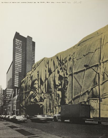 CHRISTO Javacheff (1935-2020) The Museum of Modern Art New York (project for the
MOMA,...
