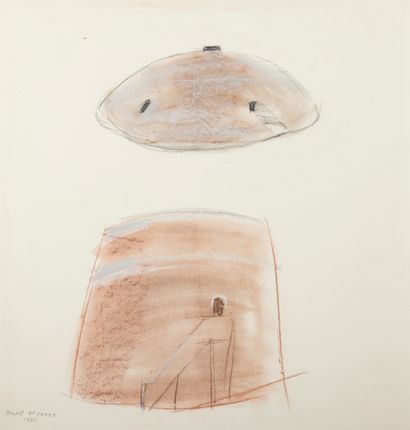 DANIEL DEZEUZE (NÉ EN 1942) Composition, 1986
Aquarelle et crayon sur papier
Signée...